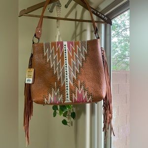 Embroidered WESTERN STYLE PURSE NWT